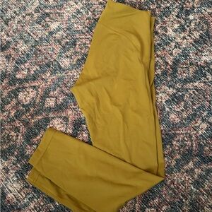 lululemon athletica Mustard Leggings